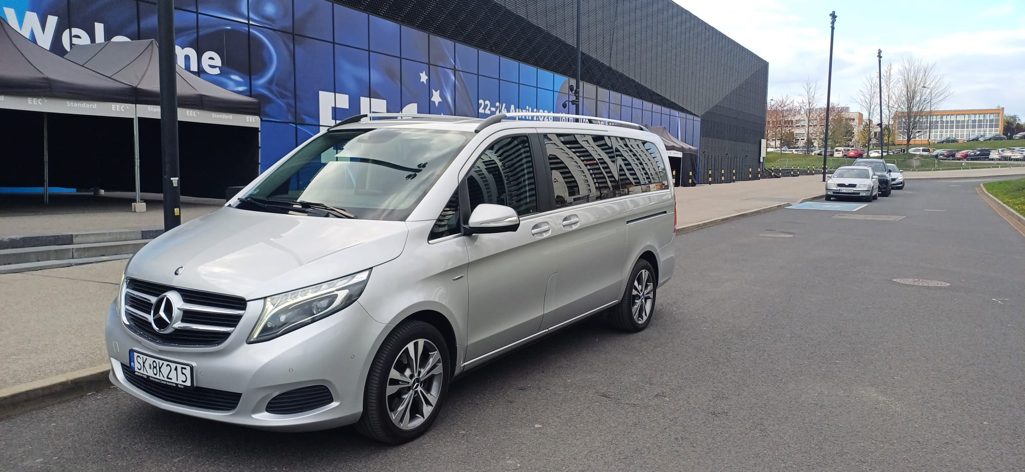 Front Mercedesa V-Class Katowice MCK