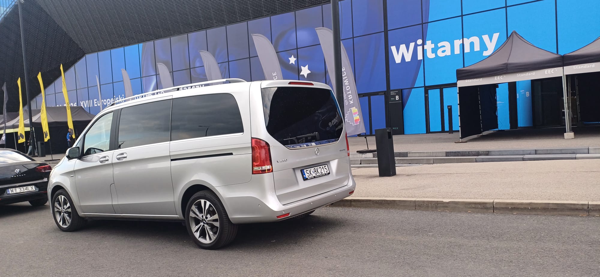 Tył Mercedes V-Class w Katowicach